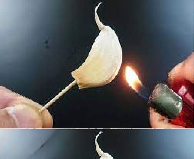 A Couple Burning Garlic